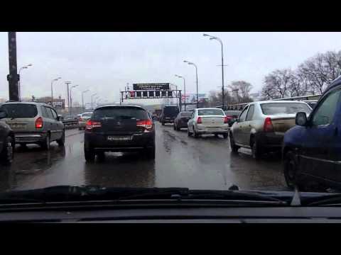 Видео: Хорошёвский - Люблино / Khoroshyovskiy - Lyublino 29/01/2013 (timelapse 4x)