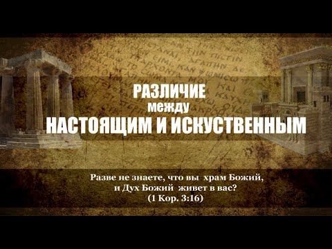 Видео: 09. «Различие между настоящим и искуственным»  — Андрей П. Чумакин
