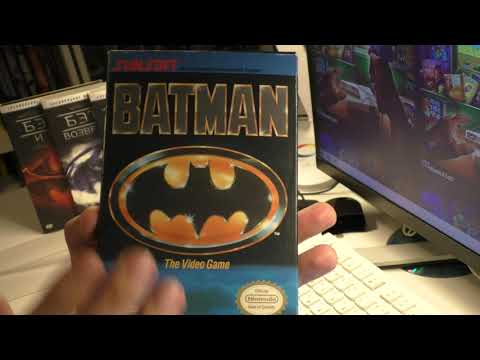 Видео: Распаковка и полное прохождение игры Batman NES