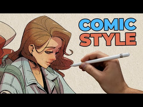Видео: Как рисовать иллюстрации в стиле комиксов