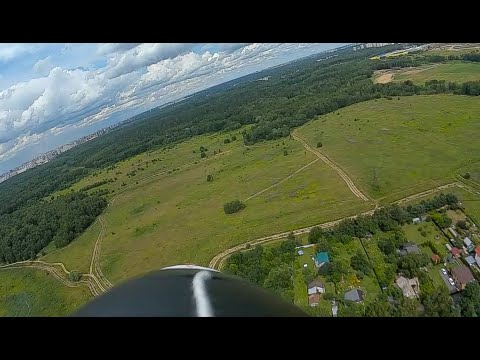 Видео: Выпарить без мотора на модели asw28 с высоты 120 м? Да легко :)