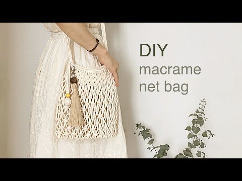 Видео: DIY | macrame net bag | сетка макраме