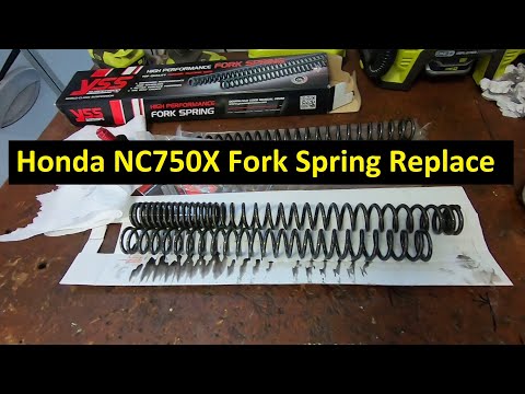 Видео: Замена пружины вилки Honda NC750X