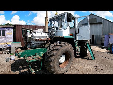 Видео: СНЯЛИ ДВИГАТЕЛЬ НА Т-150. САМЫЙ БЫСТРЫЙ РАЗБОР ТРАКТОРА !