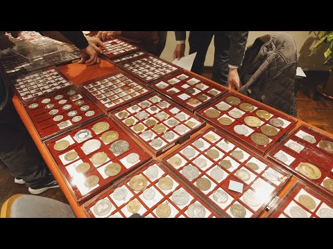 Видео: Ярмарка коллекционеров в Австрии - Монеты и банкноты в городе Халь в Тироле - родина Талера