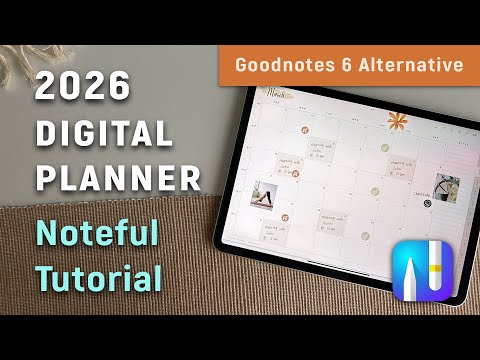 Видео: Руководство по настройке цифрового планировщика на 2026 год для Noteful | Учебное пособие для нач...