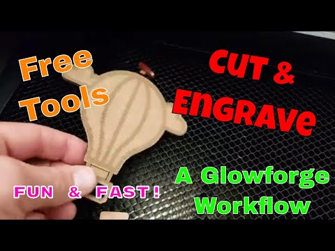 Видео: Inkscape мгновенно! Вырезайте и гравируйте дизайны с помощью Glowforge — весело, быстро и БЕСПЛАТНО!