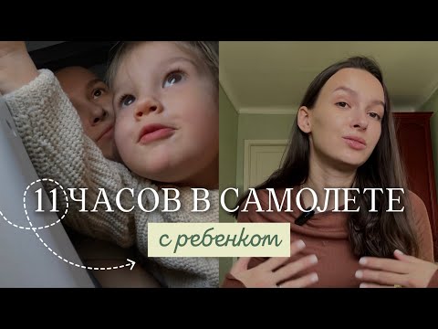 Видео: Одна лечу в самолете с ребенком и собакой | как выдержать долгий перелет с двухлеткой?🐒