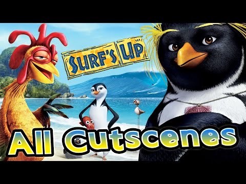 Видео: Surf's Up: все катсцены | Полный фильм об игре (PS3, X360, Wii, PS2, GCN, ПК)