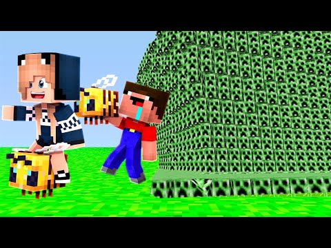 Видео: НУБ И ПРО ПРОТИВ ЦУНАМИ ИЗ КРИПЕРОВ В МАЙНКРАФТ ДОМ ЛОВУШКА В MINECRAFT ТРОЛЛИНГ МУЛЬТИК НУБИК