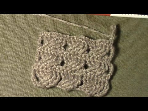 Видео: Объёмный узор "Косы" крючком