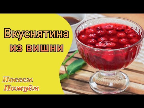 Видео: Вишнёвое желе на зиму. Посеем Пожуем