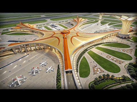 Видео: Китай построил аэропорт за 100 МИЛЛИАРДОВ, только взгляните…