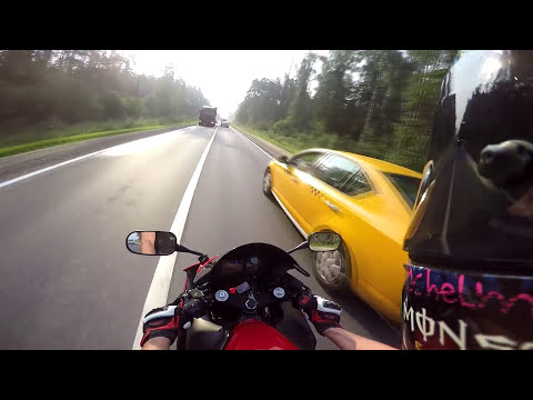Видео: CBR 600 F4I на работу