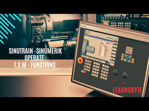 Видео: Siemens ShopMill - Sinumerik - Начало работы - Функции T, S, M - Шпиндель