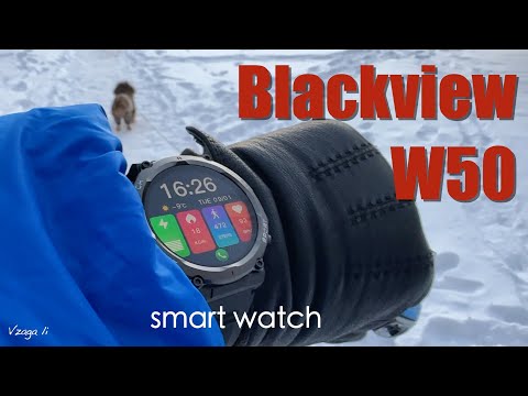 Видео: Blackview W50 Smart watch. Смарт-часы для отслеживания здоровья и фитнеса, звонки по Bluetooth.