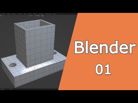 Видео: Blender: subd моделирование 01