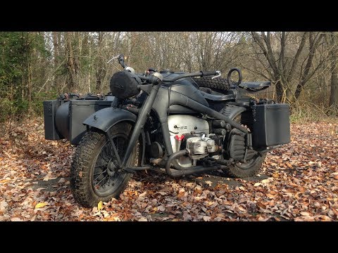 Видео: Zundapp KS 750 / 1942 / Обзор / Тест-драйв #Zundapp