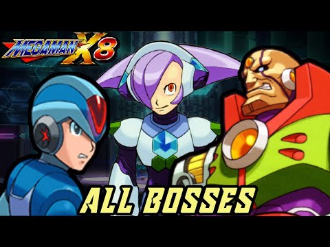 Видео: Mega Man X8 — Все боссы [X | Без урона | Сложный]