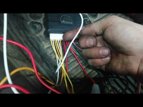 Видео: установка центрального замка с пультом.