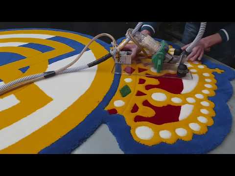 Видео: Изготовление ковра.