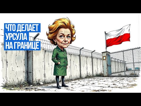 Видео: Что делает Урсула на границе // Вести не молчат
