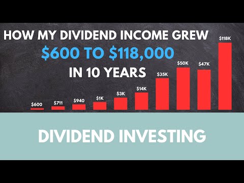 Видео: Как мой дивидендный доход вырос с 600 до 118 000 долларов за 10 лет