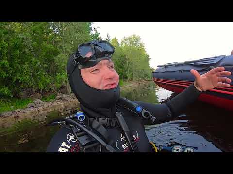 Видео: Дайвинг на Волге. Кладбище алюминиевых лодок. DIVING