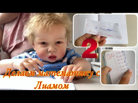 Видео: Делаю математику с РЕБОРНОМ ЛИАМОМ Делаем уроки с Реборном doing homework with a reborn baby