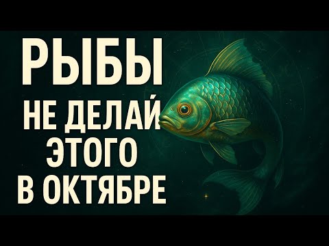 Видео: Рыбы в октябре 2025 — не делай этого! Гороскоп для Рыб. Астропрогноз для Рыб на октябрь. 