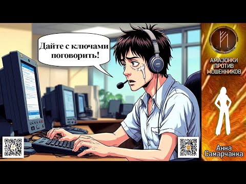 Видео: АННА САМАРЧАНКА. Несу ерунду с каменным лицом. Телефонное мошенничество