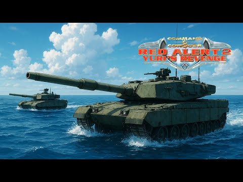 Видео: Red Alert 2: World War Water World | 1 против 7, жестокий ИИ | Супероружие [Вкл.]