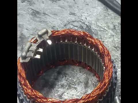 Видео: СБОРКА ГЕНЕРАТОРА MERCEDES S450 (обмотка)