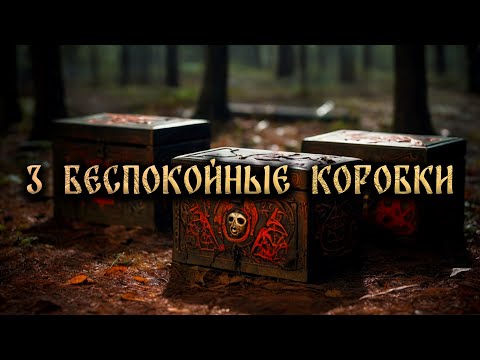 Видео: СТРАШНЫЕ ИСТОРИИ НА НОЧЬ. 3 БЕСПОКОЙНЫЕ КОРОБКИ