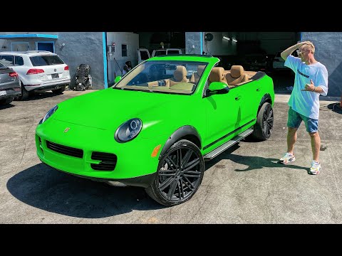 Видео: Прокачали старый Cayenne! Самодельный кабриолет.
