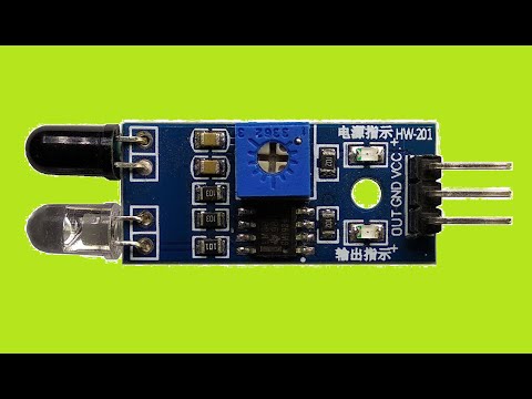 Видео: инфракрасный датчик припятствий HW-201