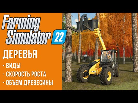 Видео: 🍂 Всё о деревьях в Farming Simulator 22