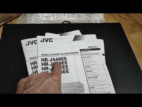 Видео: Распаковка. Видеомагнитофон JVC HR-J448EE из 1997 года. 27 лет видеомагнитофону