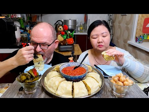 Видео: Мукбанг Узбекский Ханум / Mukbang Uzbek Khanum