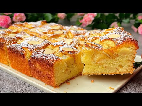 Видео: Яблочный пирог 🍎, который можно приготовить за 5 минут! Мягкий, вкусный и всеми любимый!