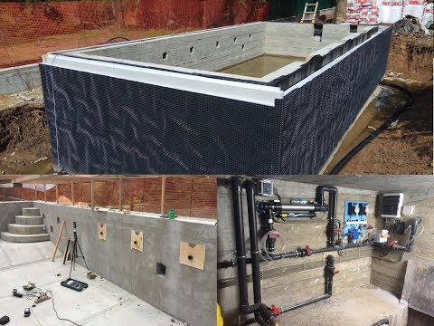 Видео: Большой уличный бассейн 10х4. Как построить бассейн. Часть 1