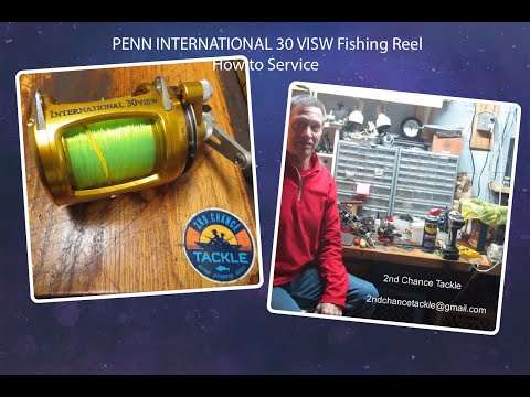 Видео: Как обслуживать катушку и тормозной механизм катушки Penn International 30 VISW для крупной рыбалки