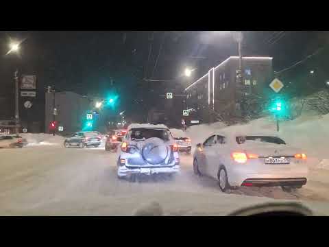 Видео: По утреннему Мурманску на Ниве Тревел.  21.01.2025 г. Зима продолжается...