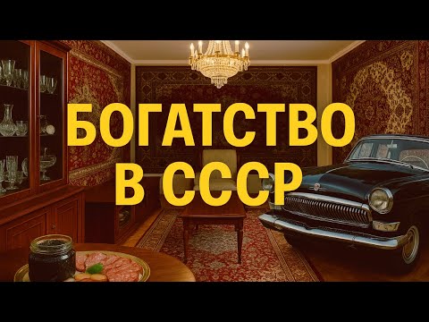 Видео: Что значило быть богатым в СССР: жизнь, о которой нельзя было говорить