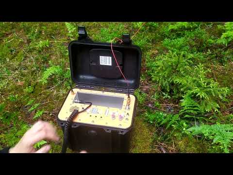 Видео: Коротковолновая радиостанция "Поляна-10КВ" (редактированная версия)