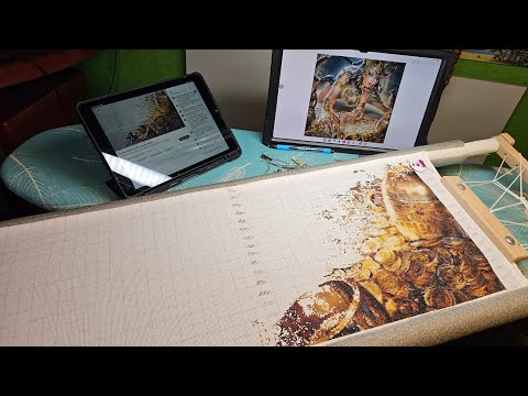Видео: Svetlana Super Stitch в прямом эфире! Вышиваем "Богиню Бастет"#crossstitch#вышивкакрестиком #вышивка