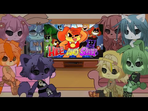 Видео: Улыбающиеся создания реагируют на ￼Hide and Sleep |Gacha Club|