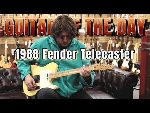Видео: Fender Telecaster 1988 года | Гитара дня