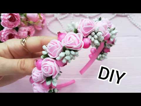Видео: 🌺Очень красивый ободок за несколько минут! Мастер класс