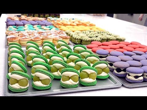 Видео: фантастика! изготовление различных миндальных печений - корейская уличная еда